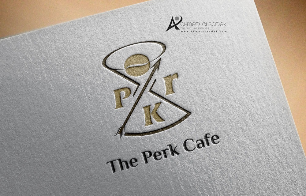 تصميم شعار كوفي The Perk Cafe في دبي